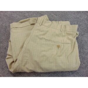 Veronelli Mens 46R Pants Beige Check Classic Fit Baggy Hip Hop Streetwear